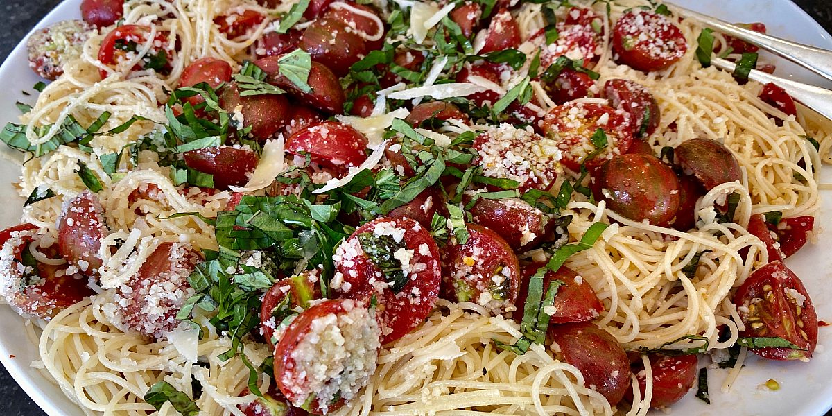 summer garden pasta